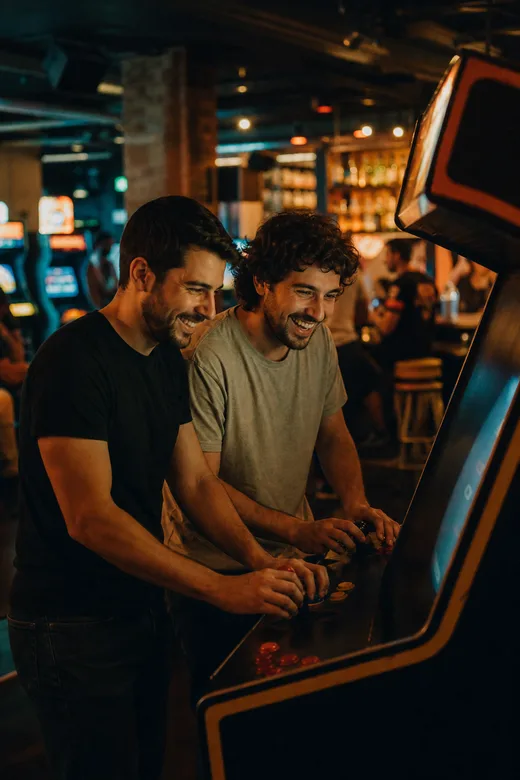An arcade bar